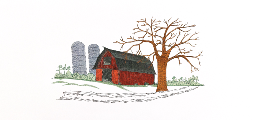 Red Barn White Faux